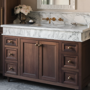Design by Whittney Parkinson Design. Photography by Sarah Shields Photography. Product shown in our aged brass (BEL) finish.